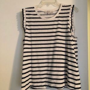 Loft striped blouse